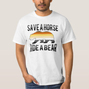 Gay Bear Pride Save A Horse Ride A Bear - Shirt
