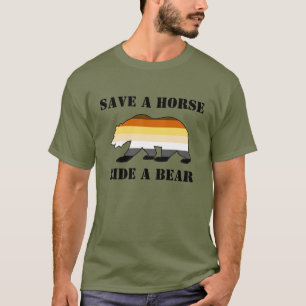 Gay Bears Save A Horse Ride A Bear T-Shirt