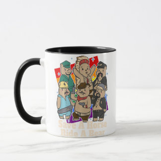gay bears save horse ride a bear lgbt pride month mug