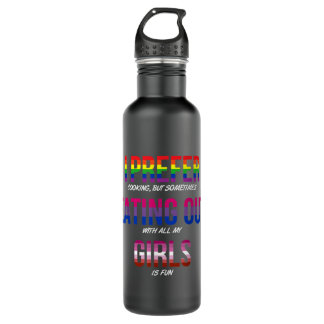 Gay Bisexual Lesbian Pride Flag LGBTQ Funny LGBT A 710 Ml Water Bottle