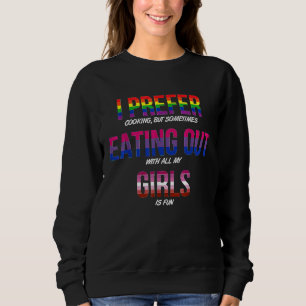 Gay Bisexual Lesbian Pride Flag LGBTQ  LGBT Ally Sweatshirt
