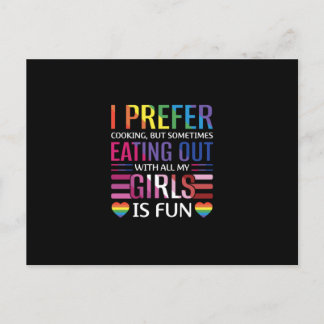 Gay Bisexual Pride Flag LGBTQ Announcement Postcard