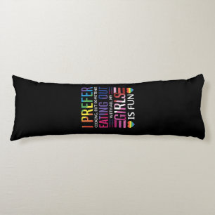 Gay Bisexual Pride Flag LGBTQ Body Cushion