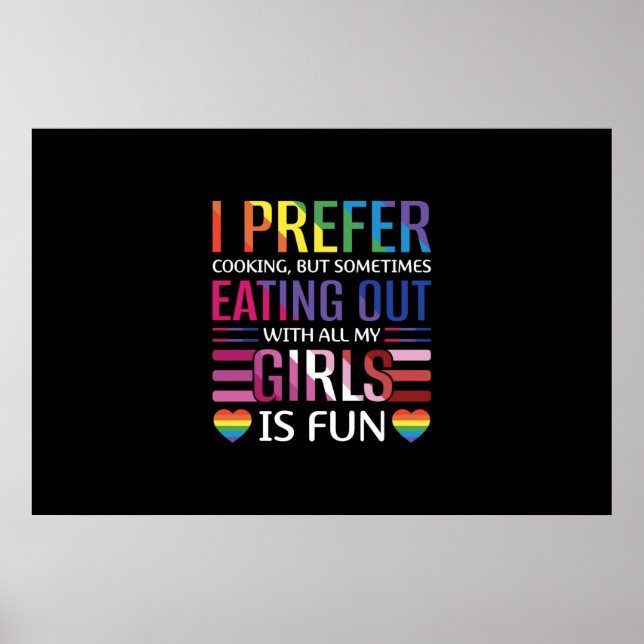 Gay Bisexual Pride Flag LGBTQ Poster (Front)