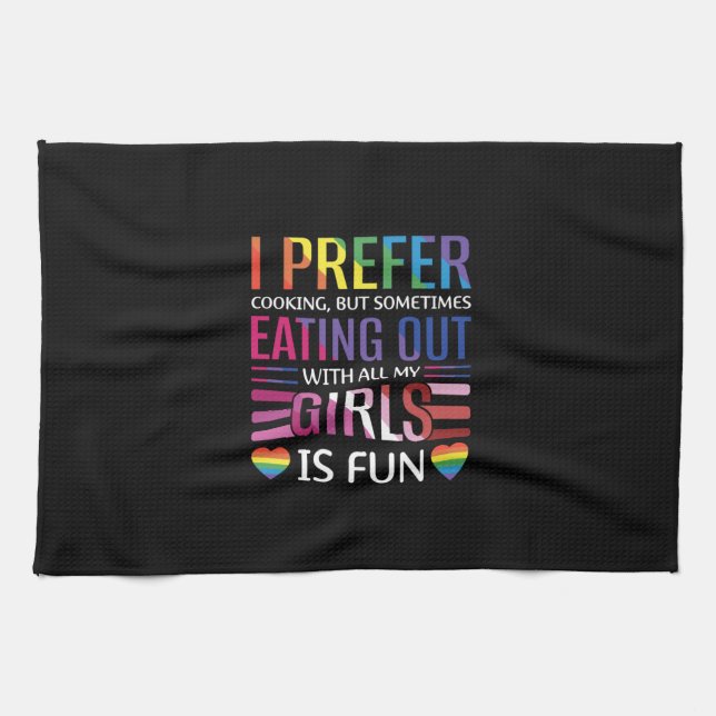 Gay Bisexual Pride Flag LGBTQ Tea Towel (Horizontal)