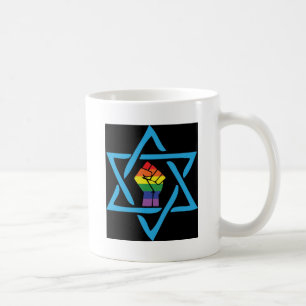 Gay Black Jewish Coffee Mug