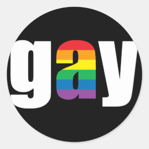 Gay Black Sticker