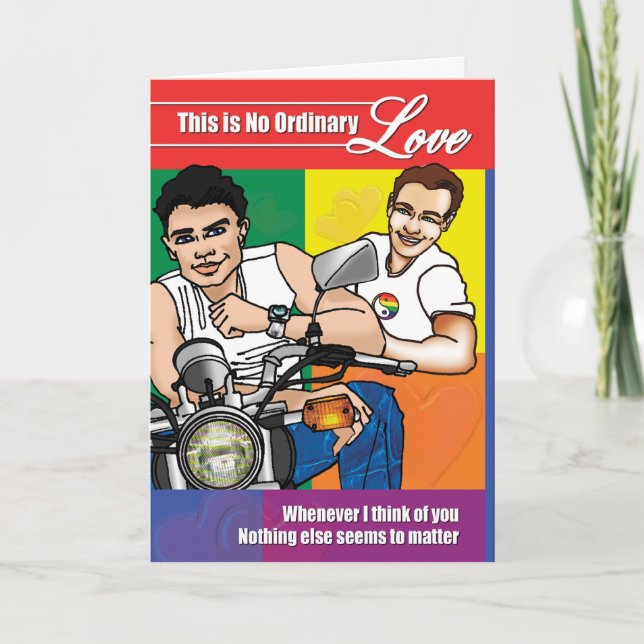 Gay Cards - No Ordinary Love 02 (Front)