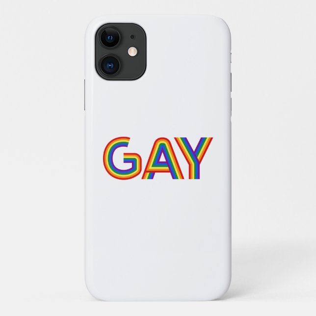 GAY Case-Mate iPhone CASE (Back)