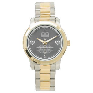 Gay Chalkboard Wedding Keepsake Watch