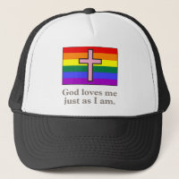 Gay Christian flag slogan