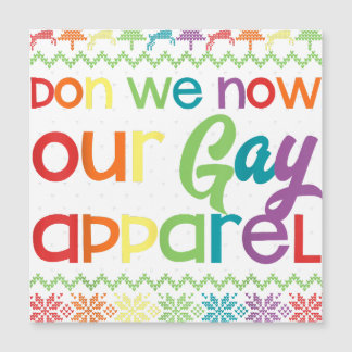 Gay Christmas Funny LGBT Don We Now Our Gay Appare