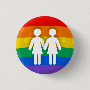 Gay Couple 3 Cm Round Badge