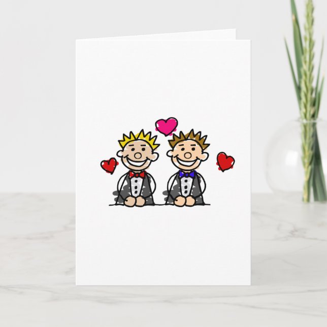 Gay Couple Card (Front)