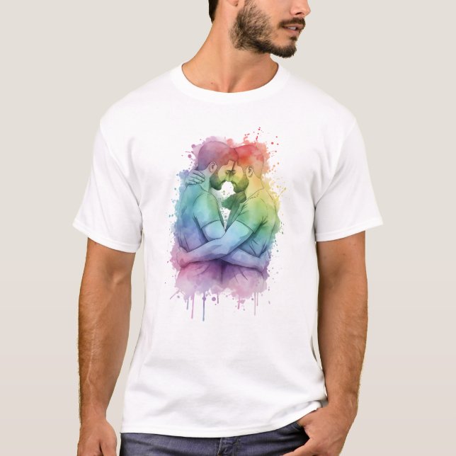 GAY COUPLE T-Shirt | Gay Pride for Men | LGBTQ (Front)