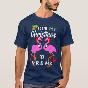 Gay Couples First Christmas As Mr & Mr Graphic T-Shirt