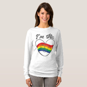 Gay Couples Matching LGBT I'm His Gay Pride T-Shirt