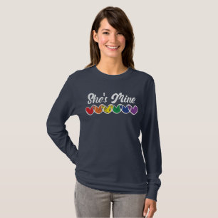 Gay Couples Matching LGBT She's Mine Gay Pride T-Shirt