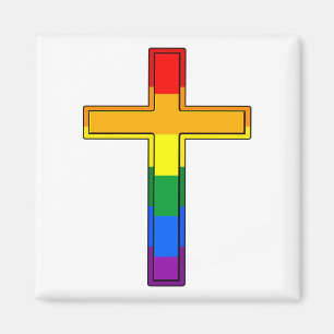 Gay Cross Magnet
