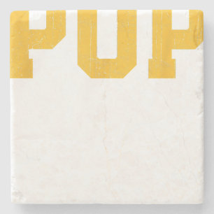 Gay Cruising PUP Rainbow Flag Gay Pride Parade LGB Stone Coaster