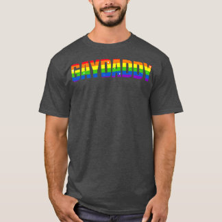 Gay Daddy Gay Dad Lgbtq Gay Pride T-Shirt