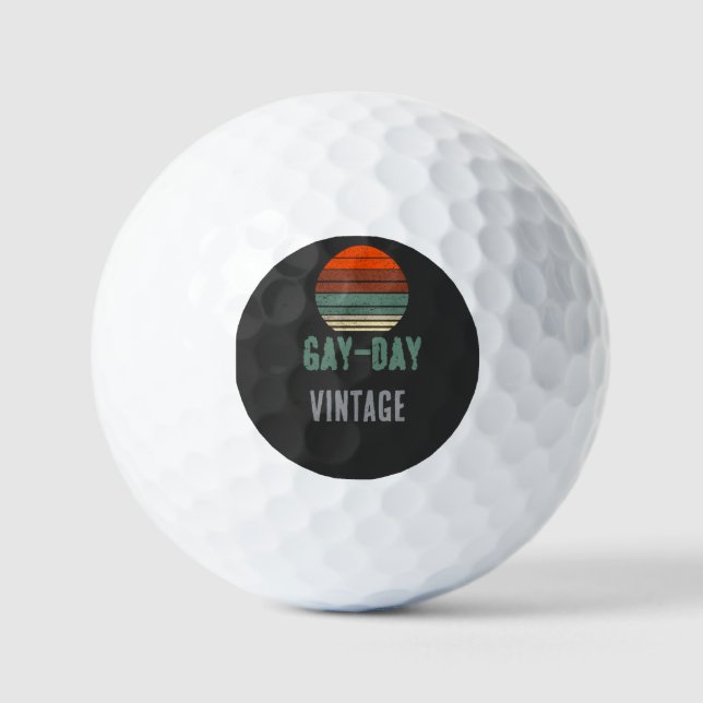gay day golf balls (Front)