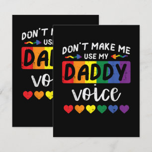 Gay Dont Make Me Use Daddy Voice Announcement