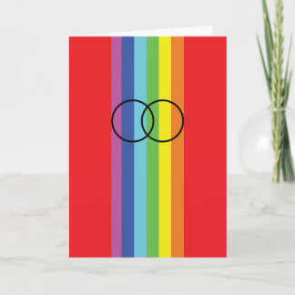 Gay Engagement, Wedding or Marriage Support Card