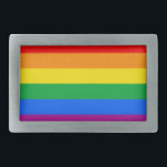 GAY FLAG ORIGINAL -.png Belt Buckle<br><div class="desc">If life were a T-shirt, it would be totally Gay! Browse over 1, 000 Pride, Culture, Equality, Slang, & Humour Designs. The Most Unique Gay, Lesbian Bi, Trans, Queer, and Intersexed Apparel on the web. Everything from GAY to Z @ http://www.GlbtShirts.com FIND US ON: THE WEB: http://www.GlbtShirts.com FACEBOOK: http://www.facebook.com/glbtshirts TWITTER:...</div>