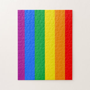 GAY FLAG ORIGINAL -.png Jigsaw Puzzle