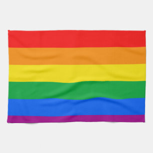 GAY FLAG ORIGINAL -.png Tea Towel