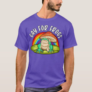Gay For Frogs LGBT Pride Month Biseual T-Shirt