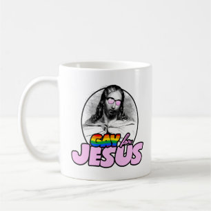 Gay for Jesus Rainbow Coffee Mug