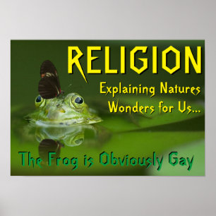 Gay Frog  Poster