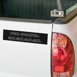 GAY GAY GAY  BUMPER STICKER