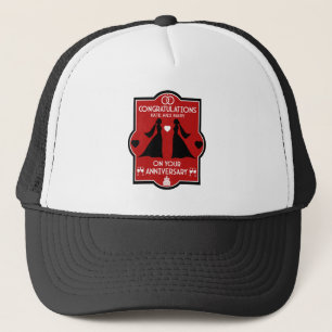 Gay Girls Wedding Anniversary Trucker Hat