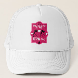 Gay Girls Wedding Day Trucker Hat