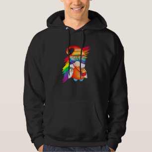 Gay Gnome LGBTQ+ Cute Aesthetic 2 Hoodie