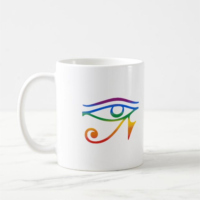 Gay Goth Pride Coffee Mug (Left)