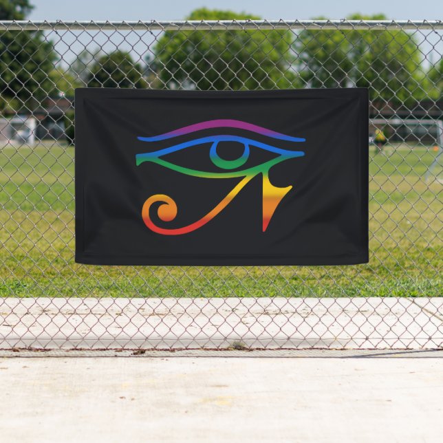 Gay Goth Pride Flag Banner (Insitu)