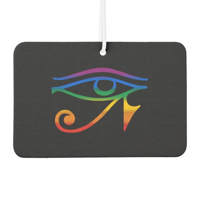 Gay Goth Pride Flag Car Air Freshener (Front)