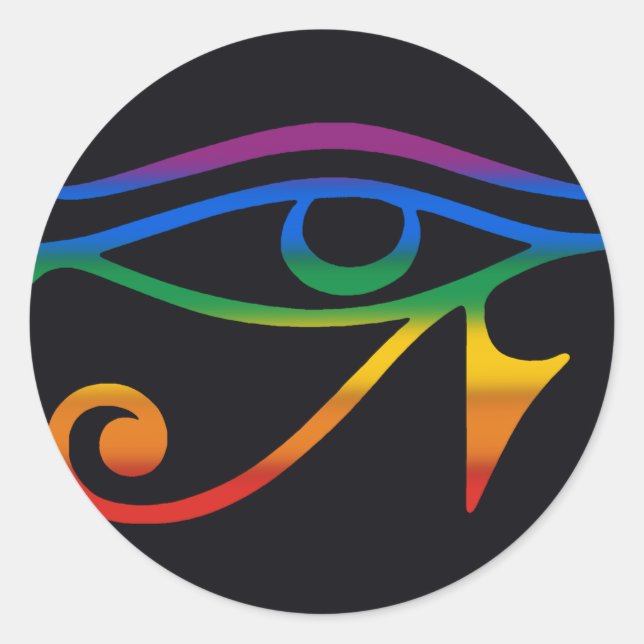 Gay Goth Pride Flag Classic Round Sticker (Front)