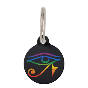 Gay Goth Pride Flag Pet Tag
