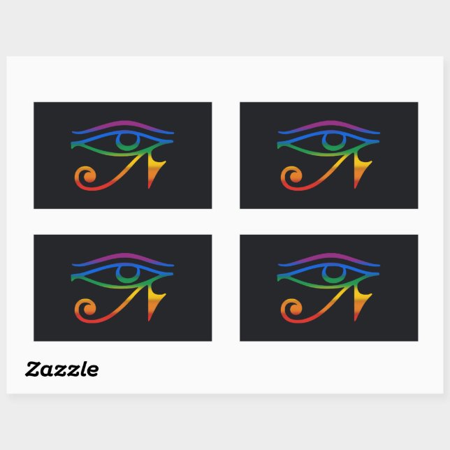 Gay Goth Pride Flag Rectangular Sticker (Sheet)