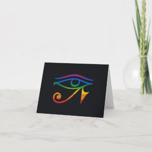 Gay Goth Pride Flag Thank You Card