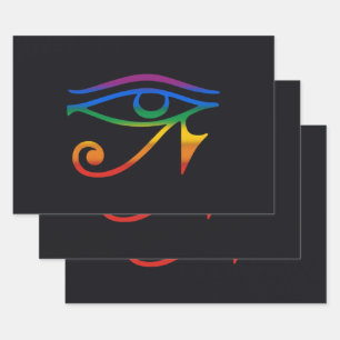 Gay Goth Pride Flag Wrapping Paper Sheet
