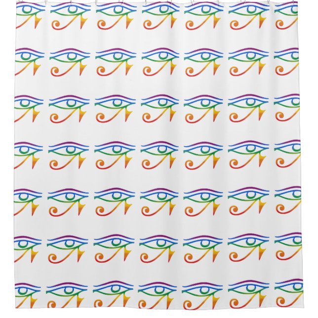Gay Goth Pride Shower Curtain (Front)