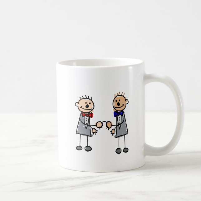 Gay Grooms Coffee Mug (Right)