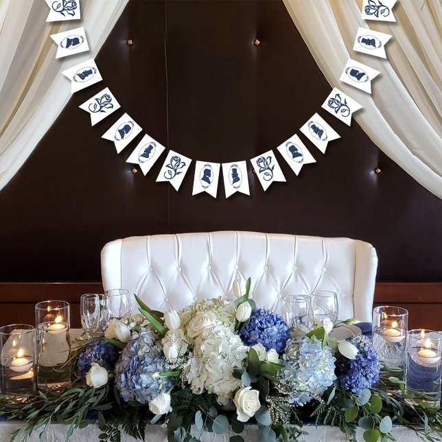 Gay Grooms Regency Blue Roses Bunting (Creator Uploaded)