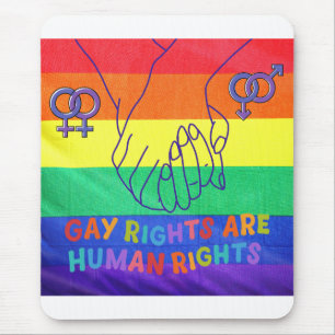 Gay have rights mouse pad